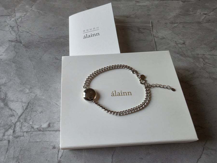 새상품) 알라인 925실버 체인팔찌
