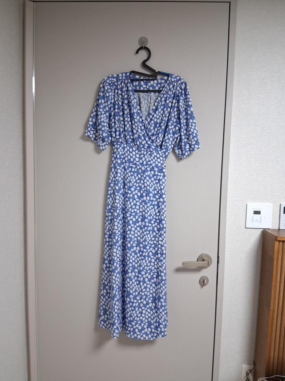 플라워 랩 원피스