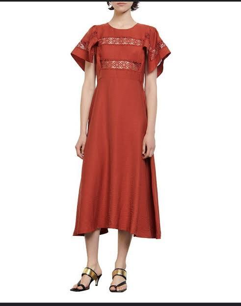 SANDRO 산드로 레이스 패널 원피스 38사이즈