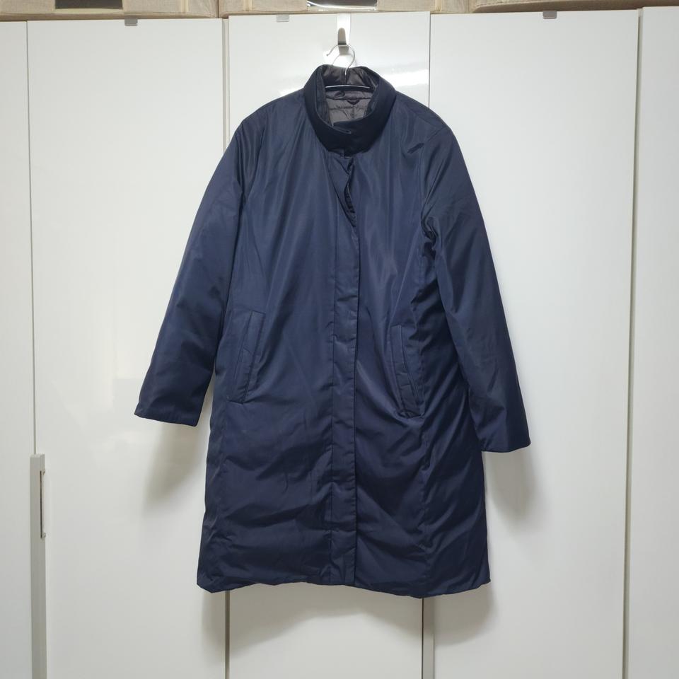 양면 리버시블 경량 패딩 코트 점퍼 네이비 블루 곤색 브라운 갈색 투웨이