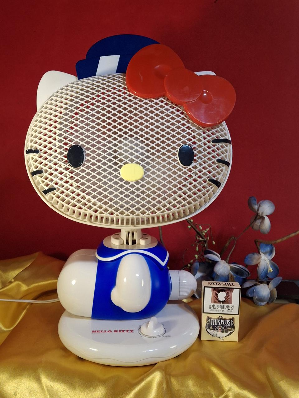 헬로키티 일본산 선풍기