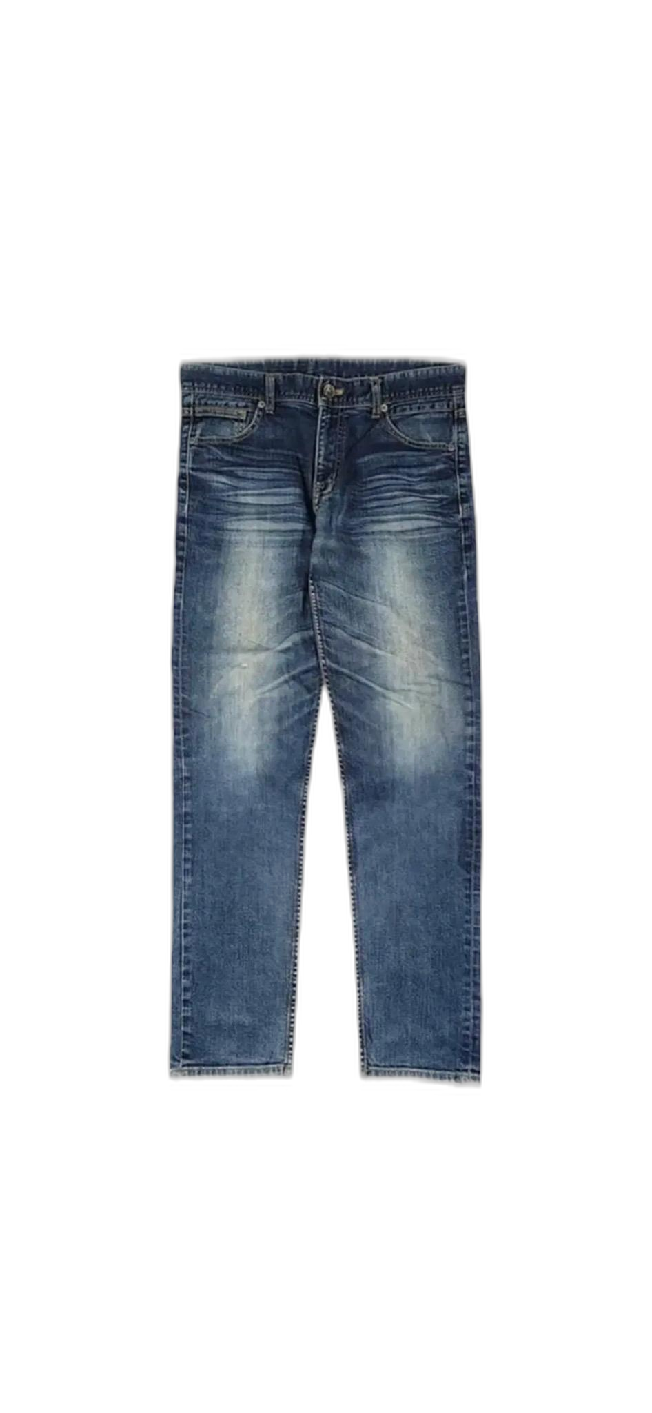 착샷 o) MLB 엠엘비 워싱 스트레이트 중청 데님 34