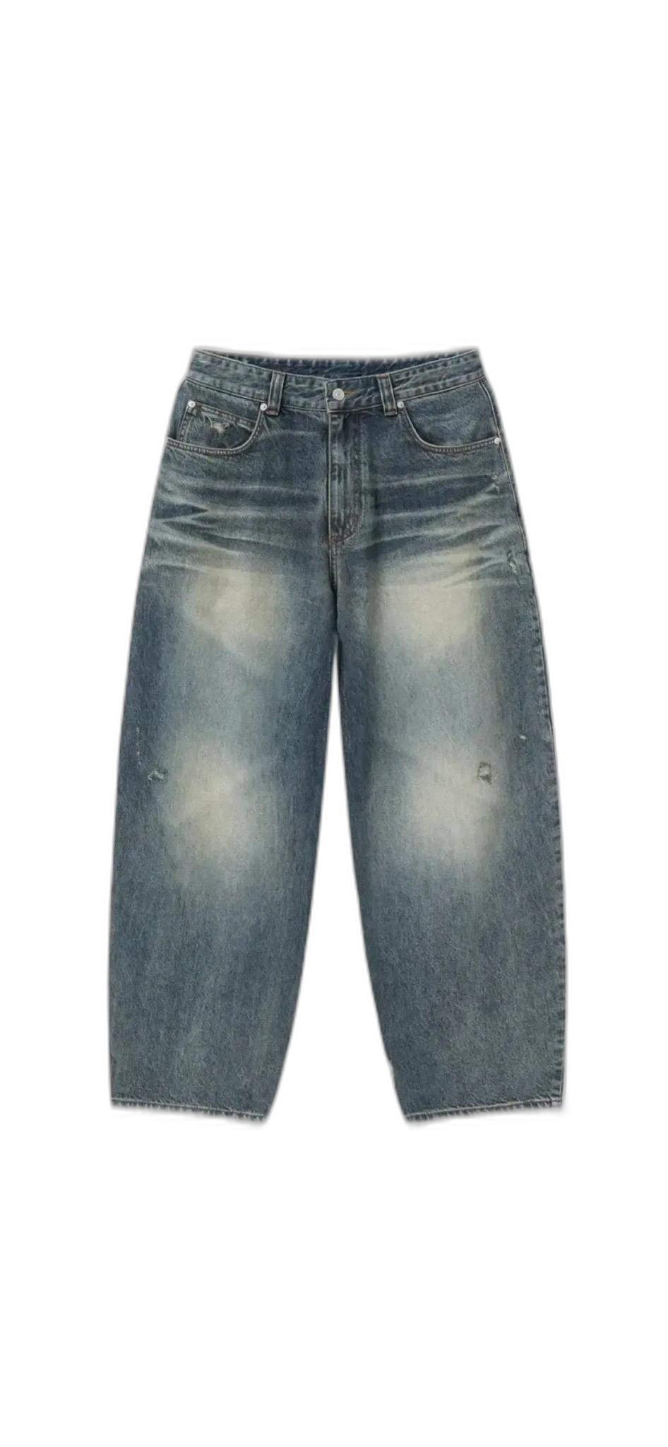 노운 bias tapered denim pants (blue) 1사이즈