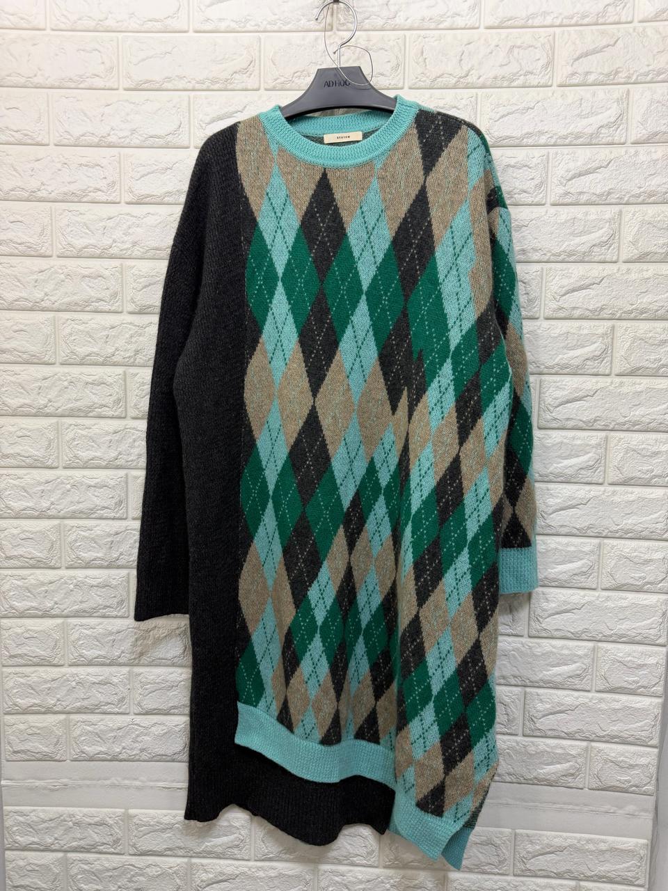 시스템 울 캐시미어 니트원피스 77