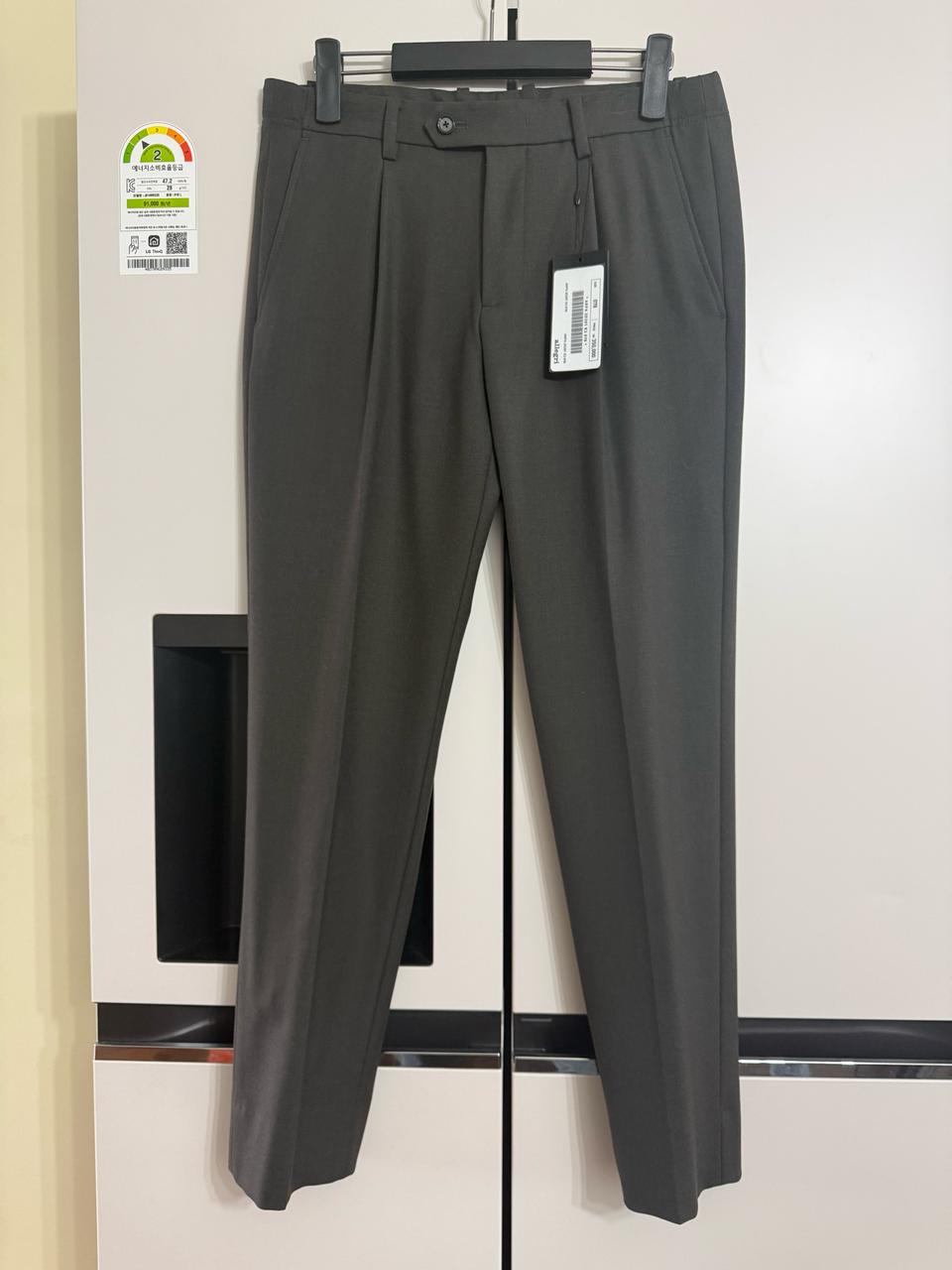 알레그리 카키브라운 밴딩 슬랙스 78 ( 30 )