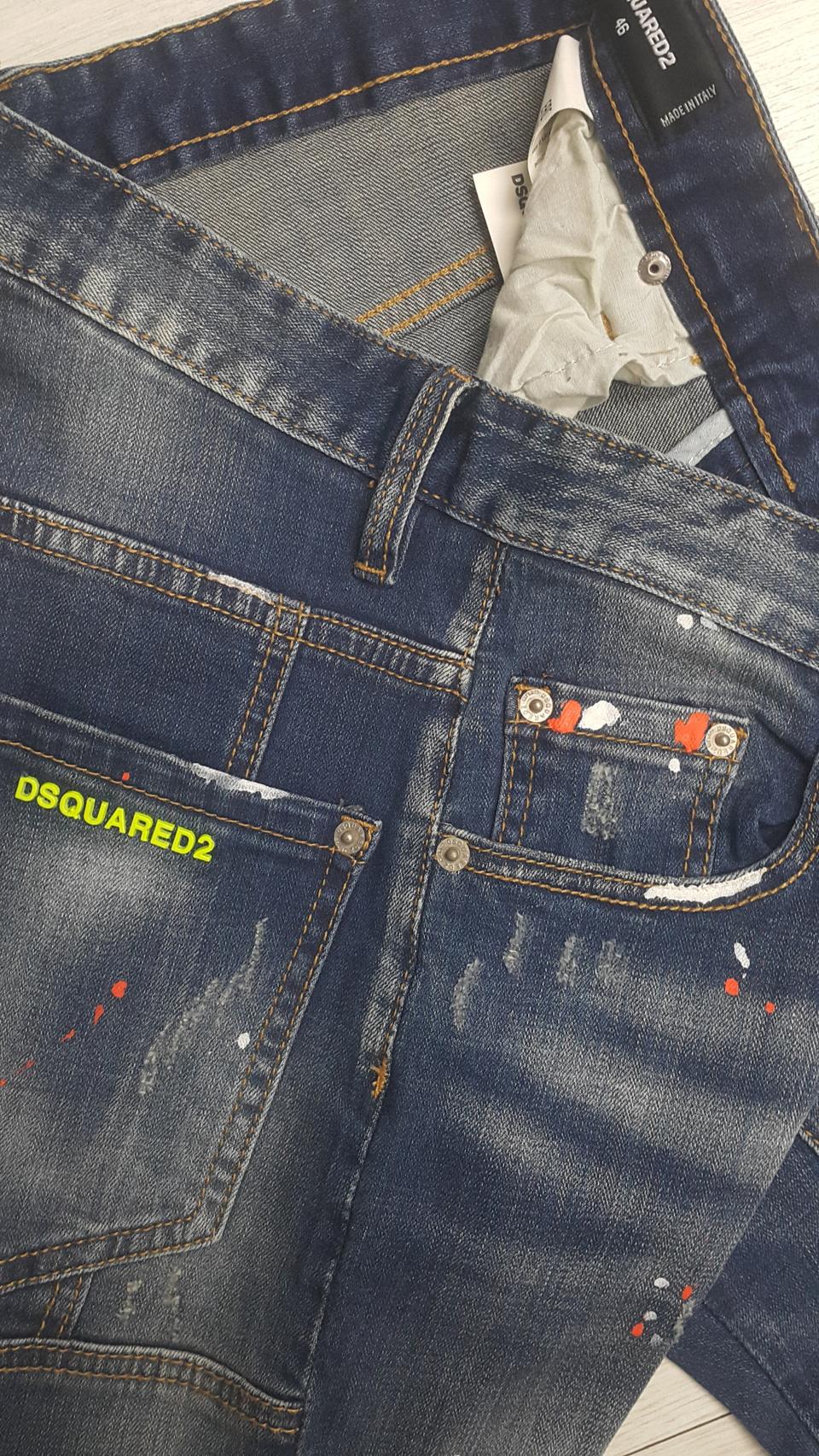 [정품]디스퀘어드2(사방스판) 바이커 네온데님 30~31"(No.114)
