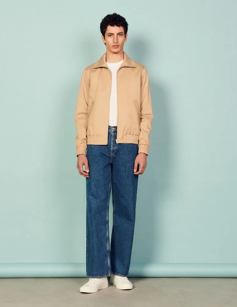 [SANDRO] 산드로 남성 블루종 봄버자켓 100사이즈