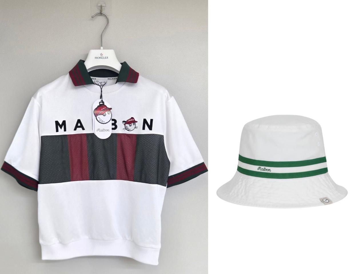 (새상품) [Malbon] 말본 여성 Color Block 피스테 크롭