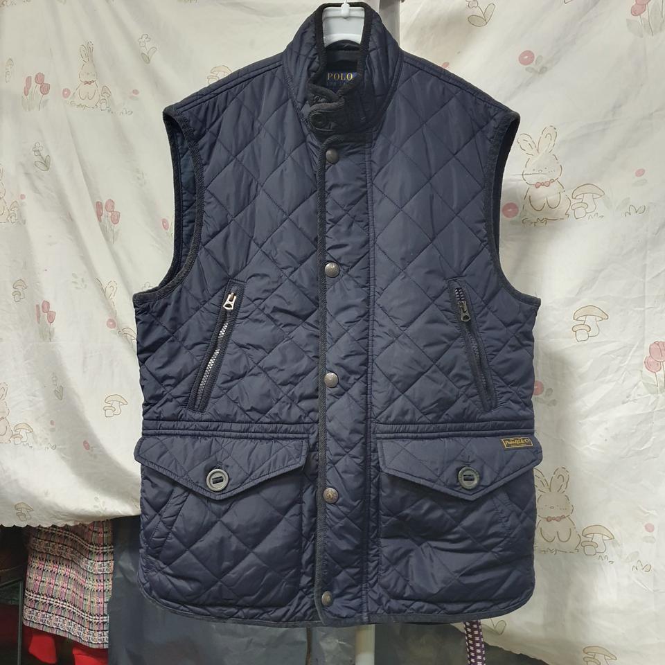 폴로  랄프로렌   퀼팅  짚업 조끼