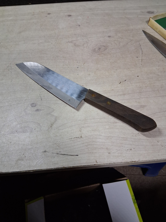 1980 빈티지 일본산 스칼렛 스테인리스 주방칼