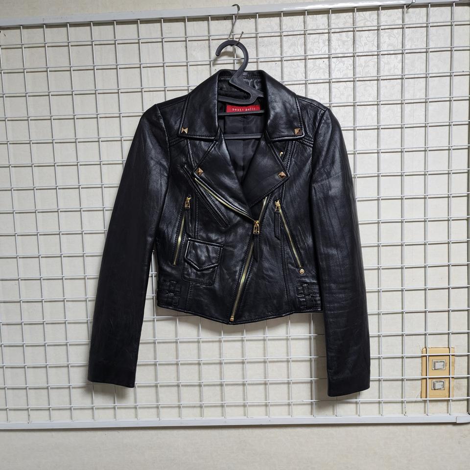 (새상품)베스띠벨리양가죽자켓(여55)