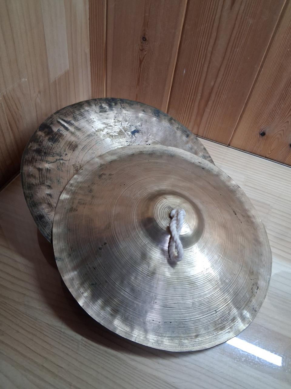 민속악기 불교용품 방짜 바라 1조