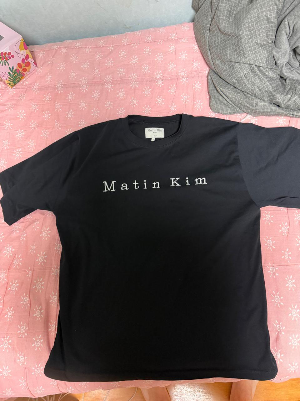마땡킴 반팔티 블랙 프리라이즈 실착1회 새상품급 판매