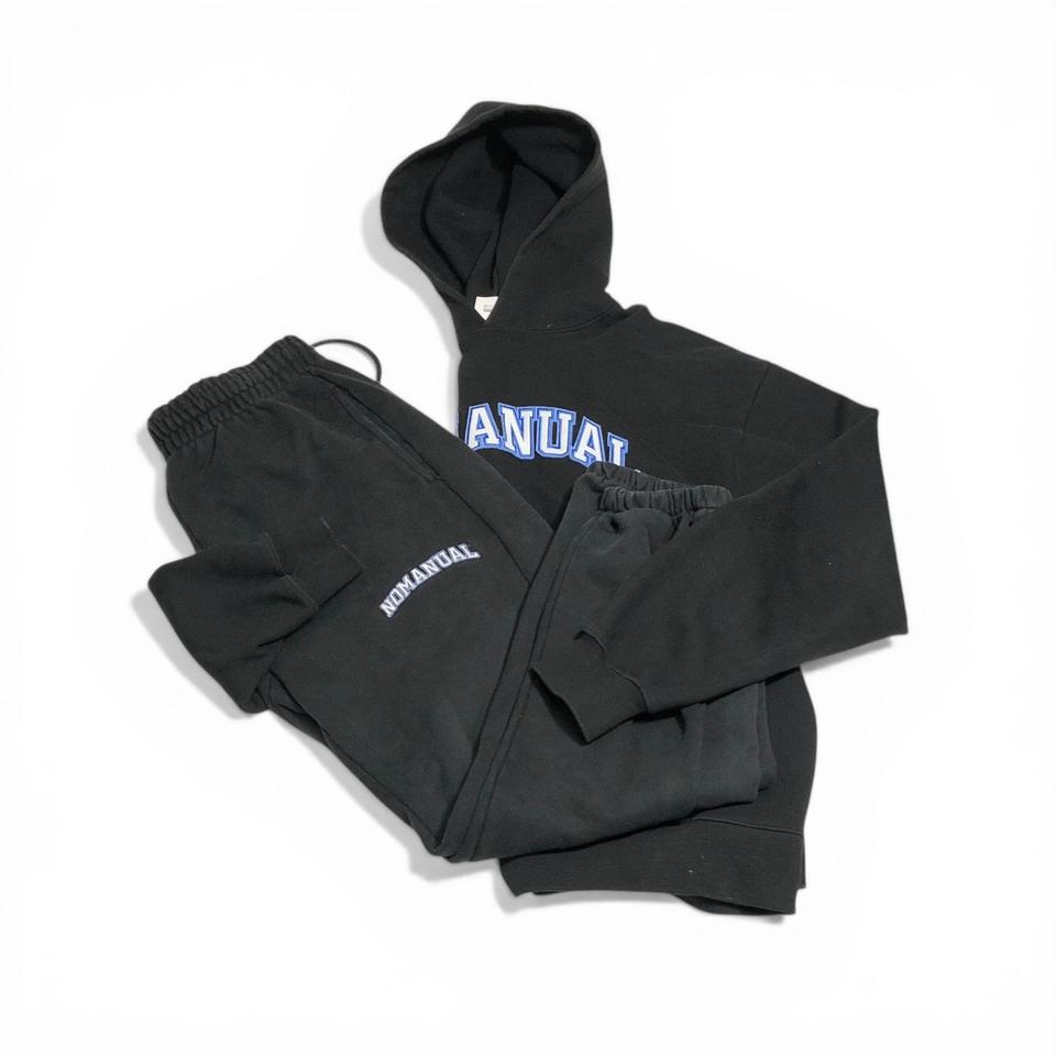 노매뉴얼 상하의 후드세트