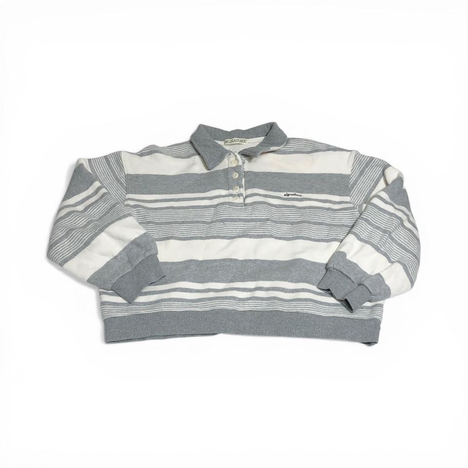 시그니처 카라넥 크롭