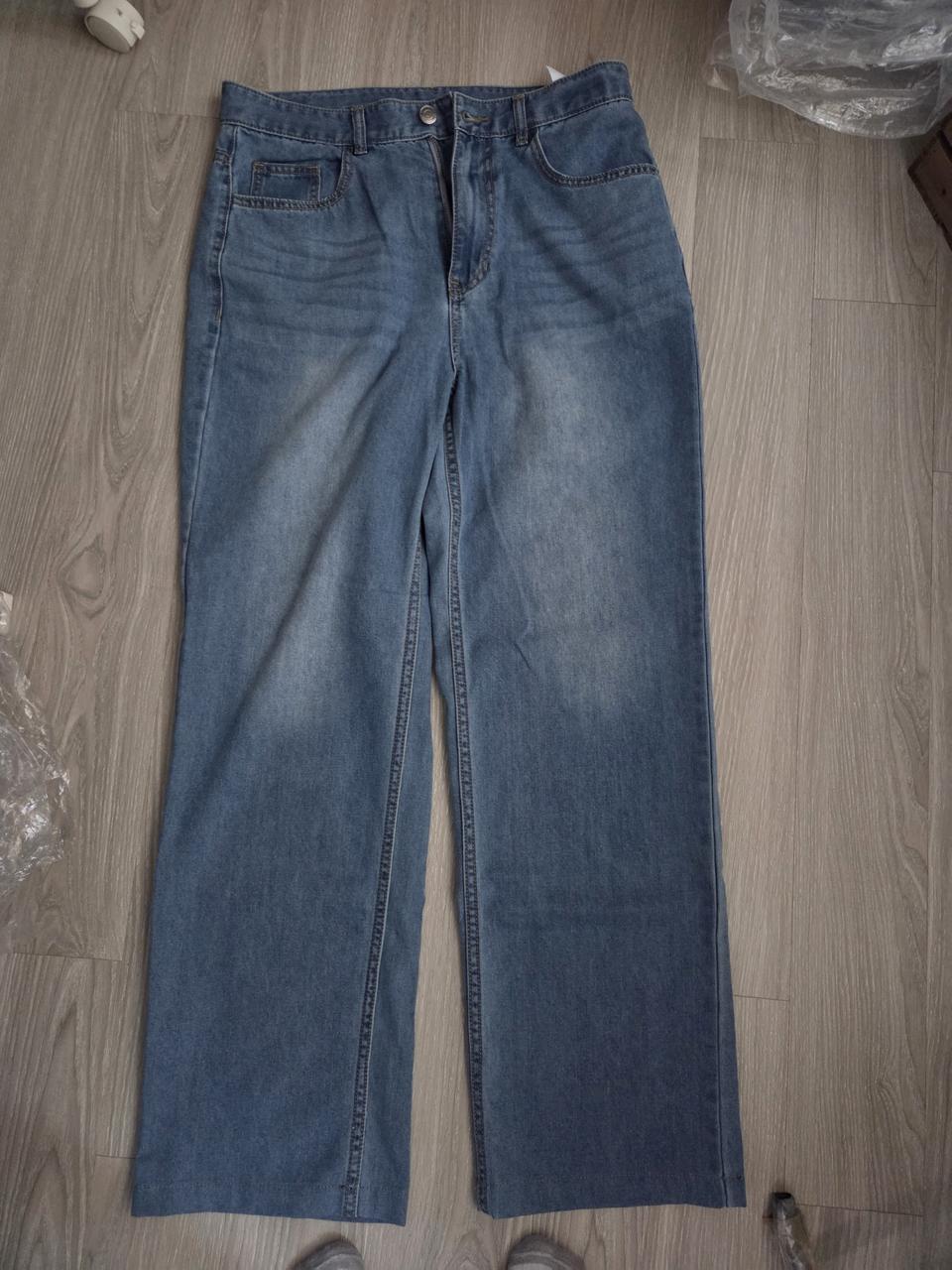 TNGT 정품 워싱 와이드 청바지 32사이즈