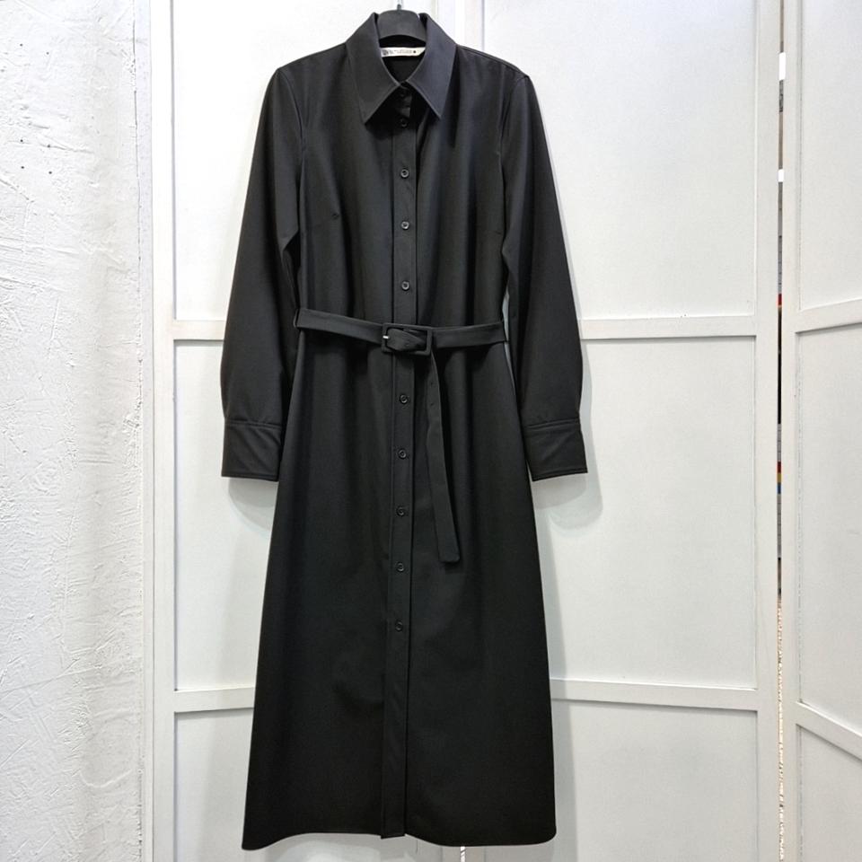 자라 셔츠 롱 원피스 S