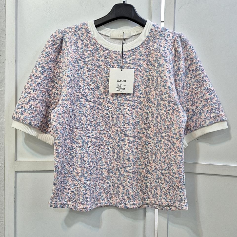 오조크 반팔 니트티 새상품