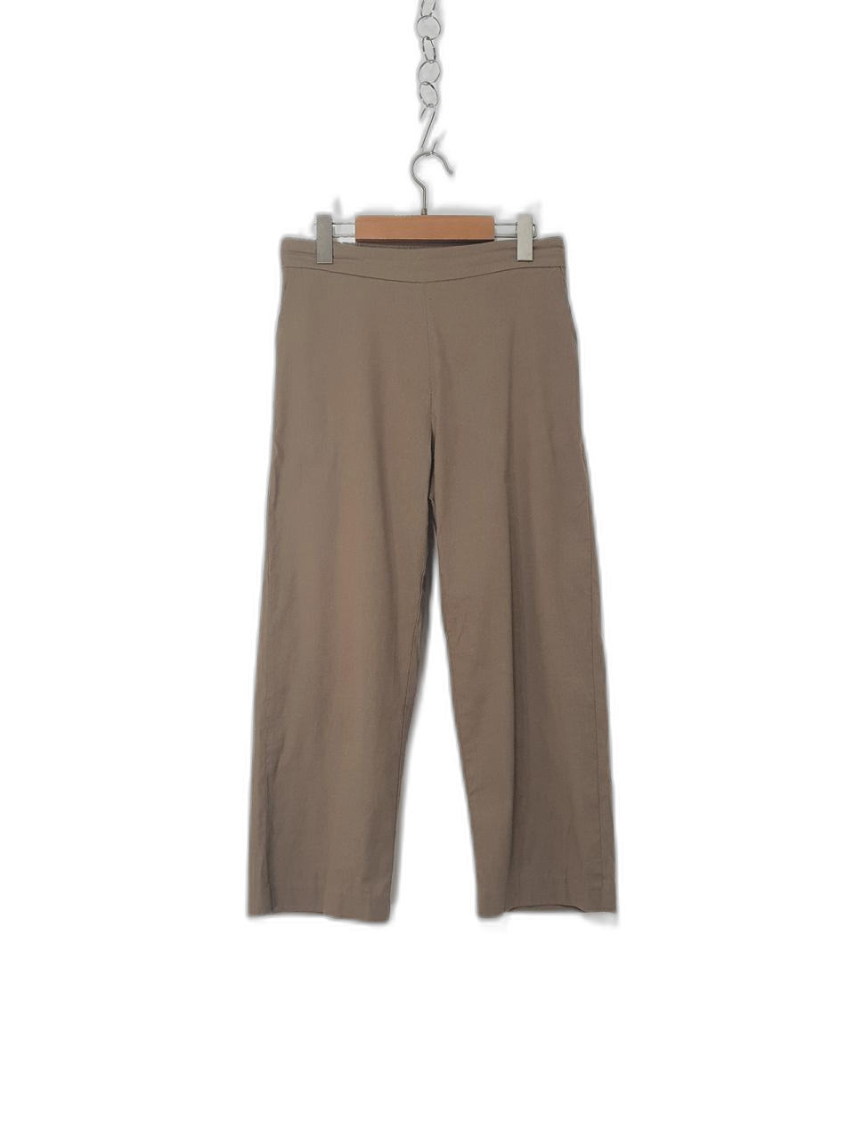 MUNI 무니 여성 린넨소재 스판슬랙스