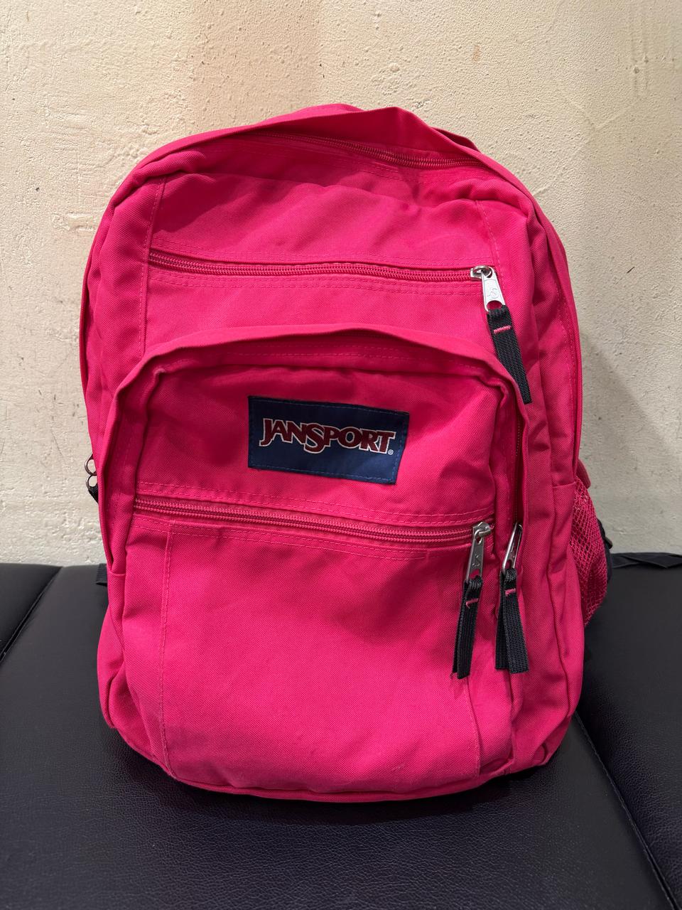 잔스포츠 핫핑크 백팩