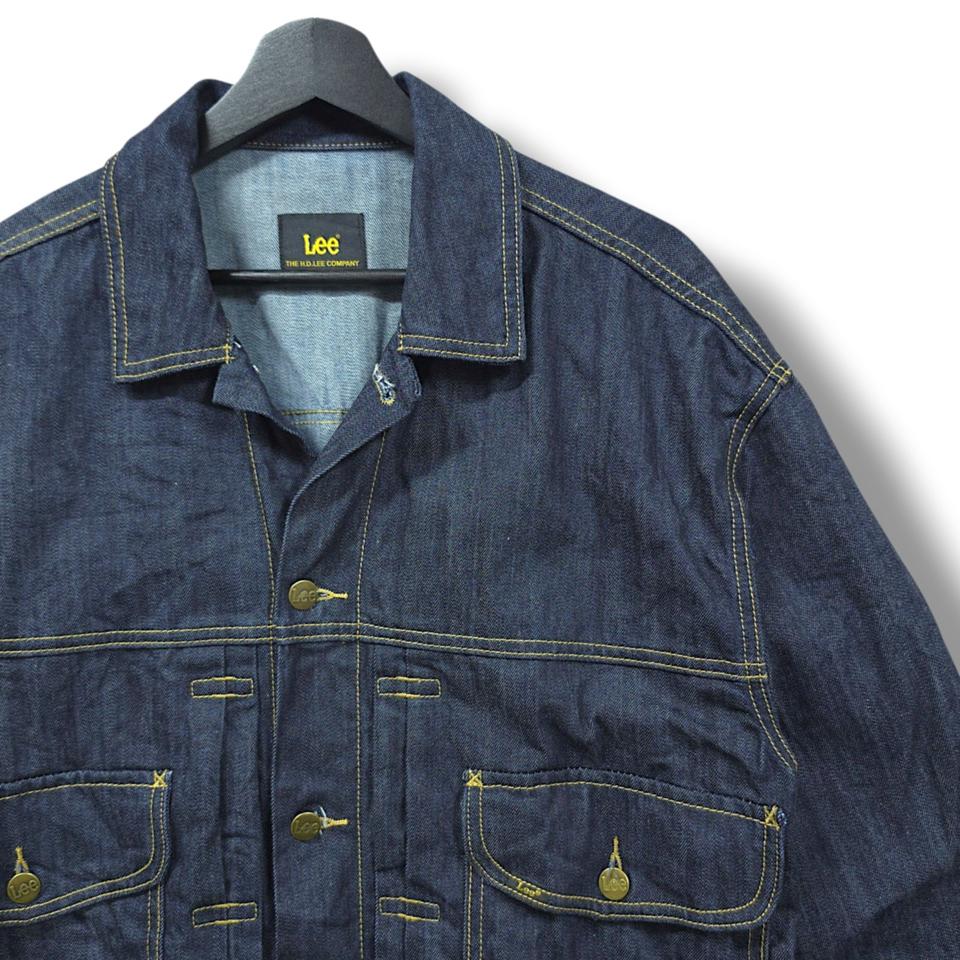 [L] 리(Lee) 인디고 데님 코듀라 트러커 자켓
