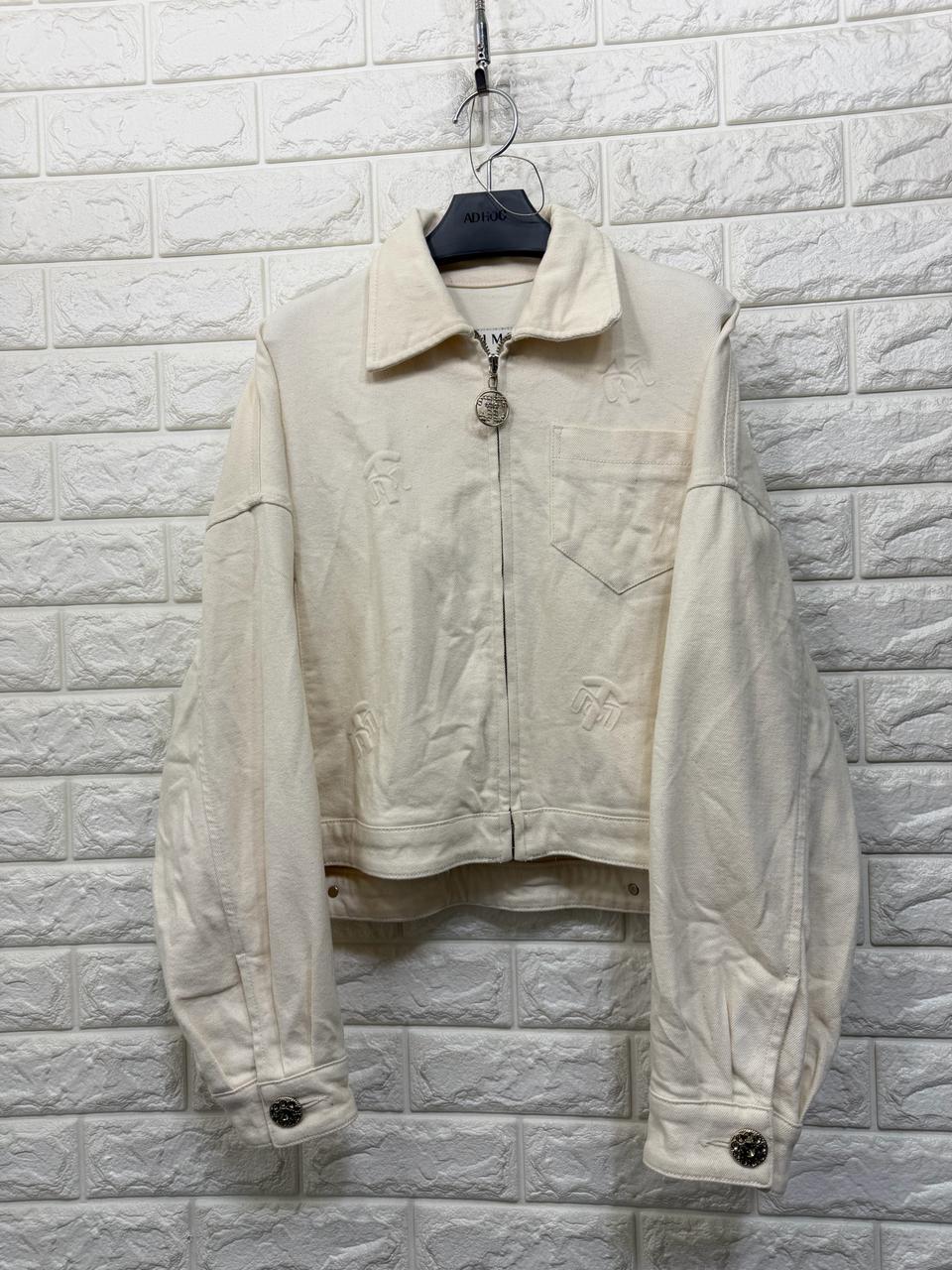 타임 로고 탭 데님 점퍼 55