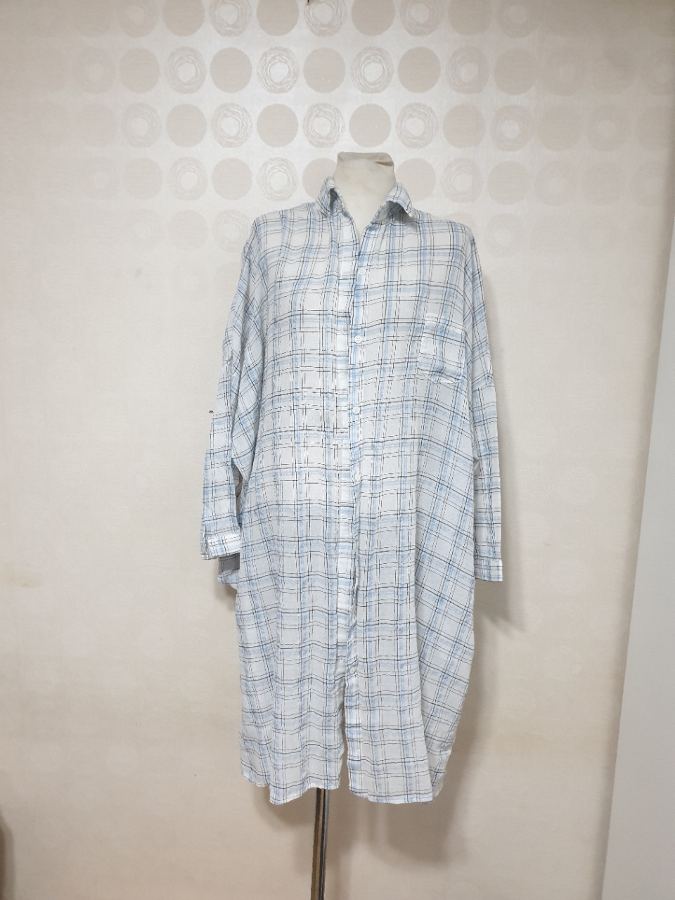 체크남방88/체크셔츠88/롱남방88/롱셔츠88