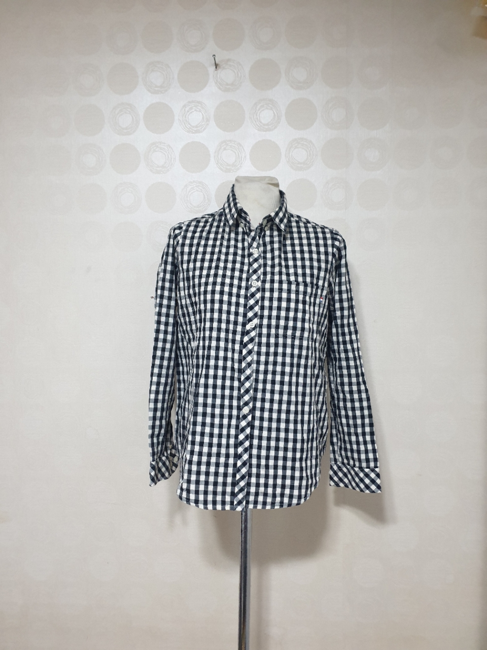 체크남방55/체크셔츠55/여성남방55/여성셔츠55