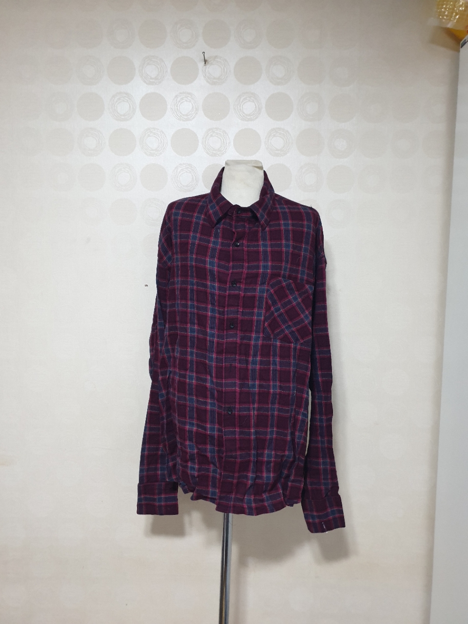 새것/남성남방105/남성셔츠105/남성체크남방105