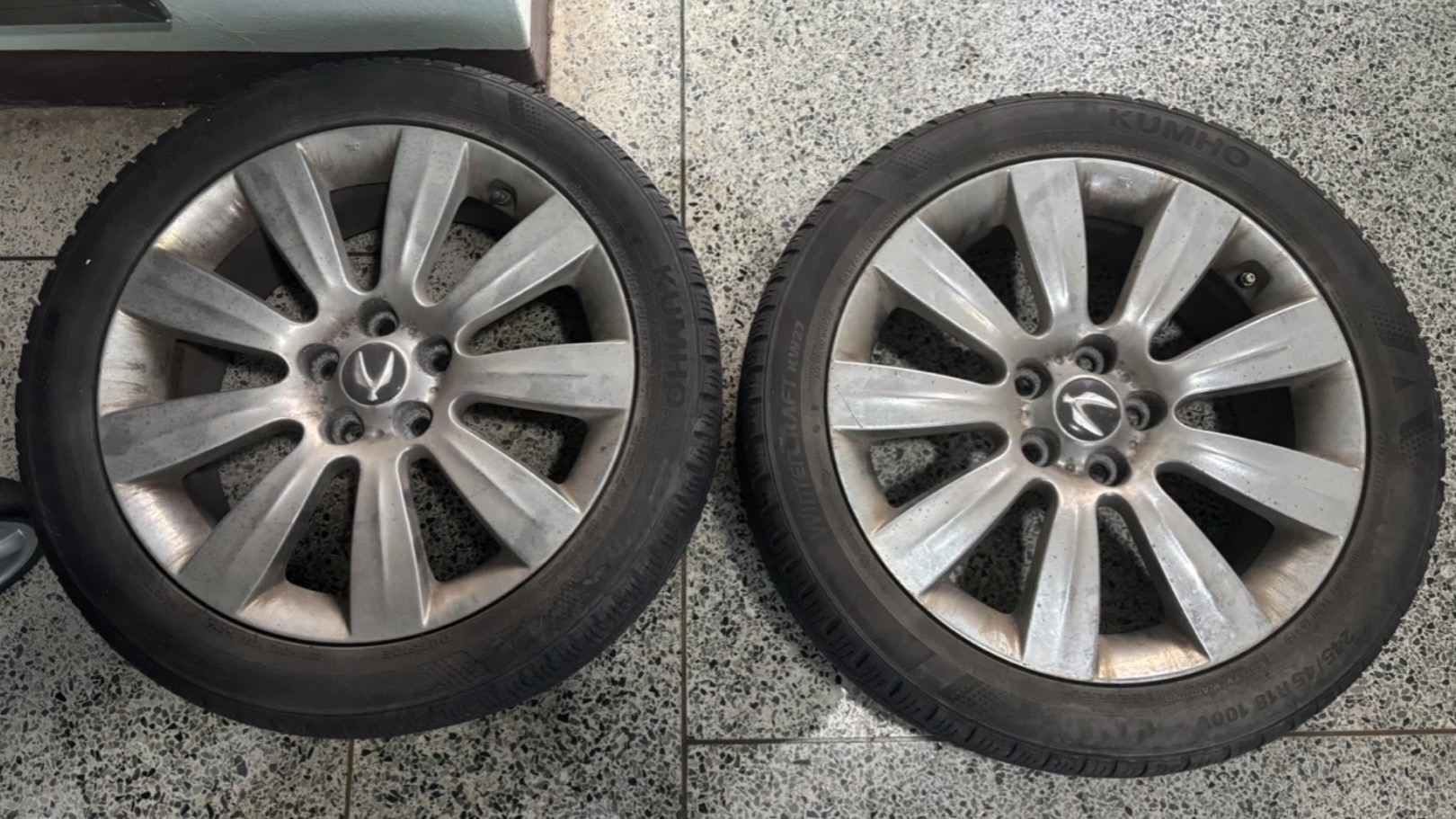 에쿠스 18인치휠 중고 2개