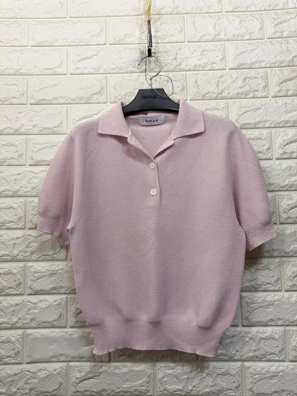 르플레인 카라 니트 F