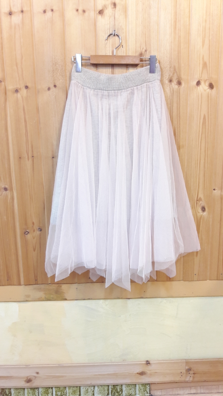 * 베리걸 니트 레이스 롱 스커트 ( 새상품 )