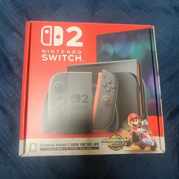 닌텐도 스위치2  마리오카트월드 동봉판