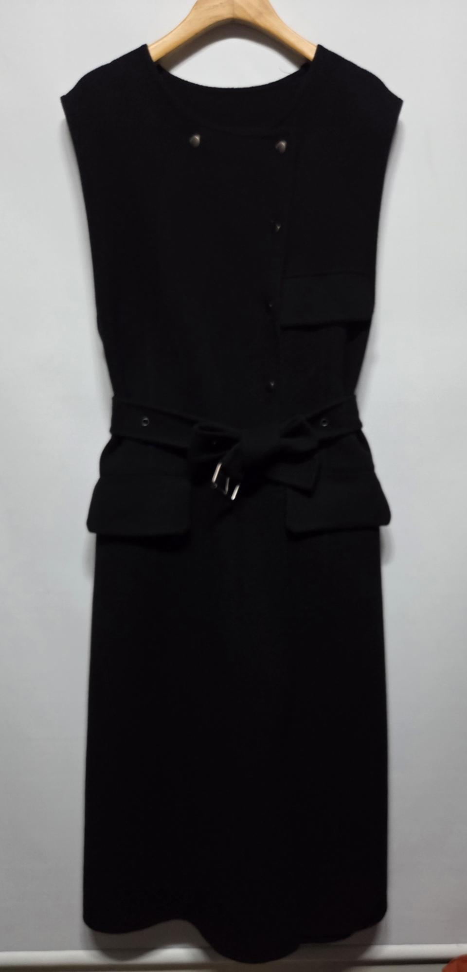 (55) 시스템 블랙 롱 베스트