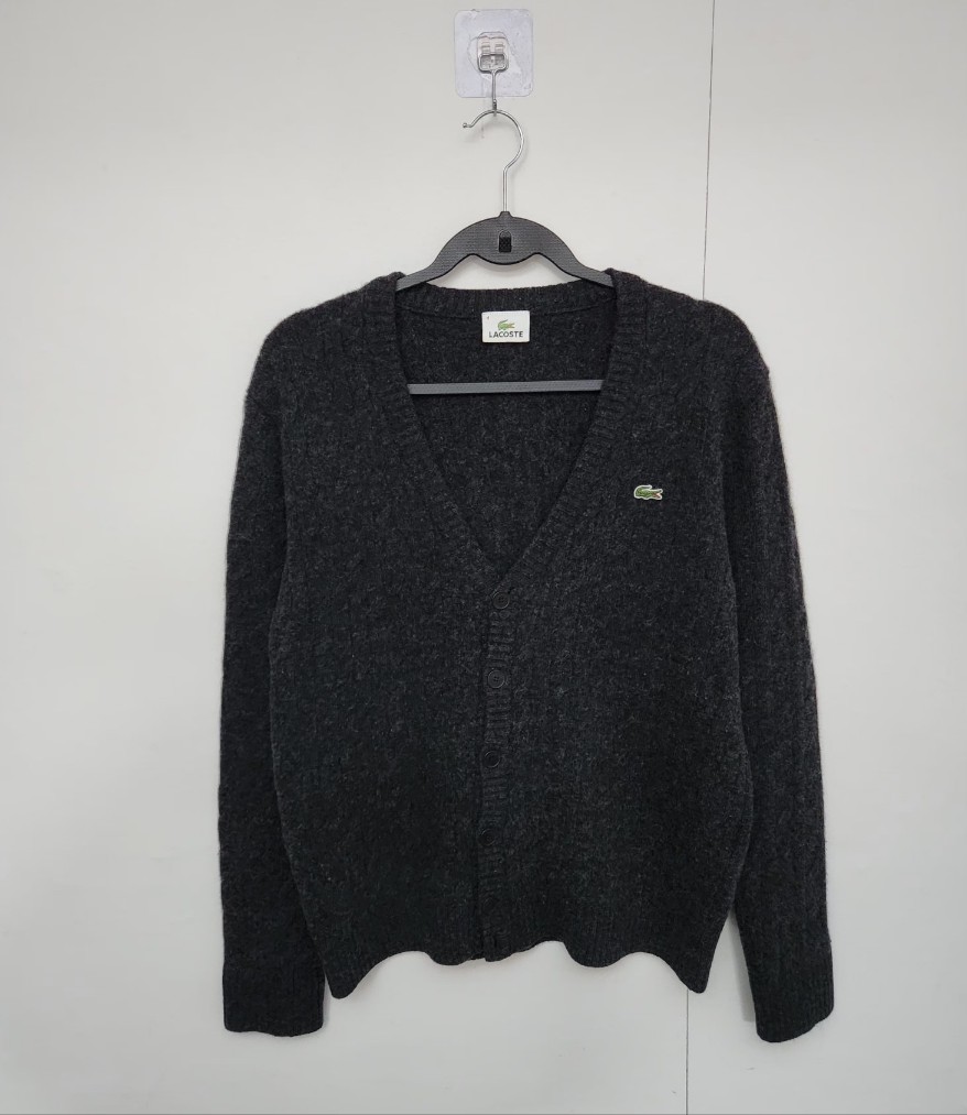 [라코스테] 100 남 니트가디건 브이넥가디건