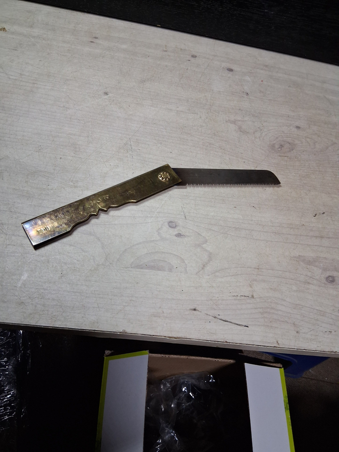 1960년대 일본 타츠미 휴대용 접이식 톱