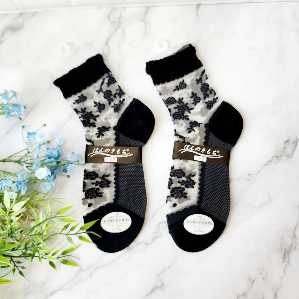 일본실크혼방시스루삭스2족