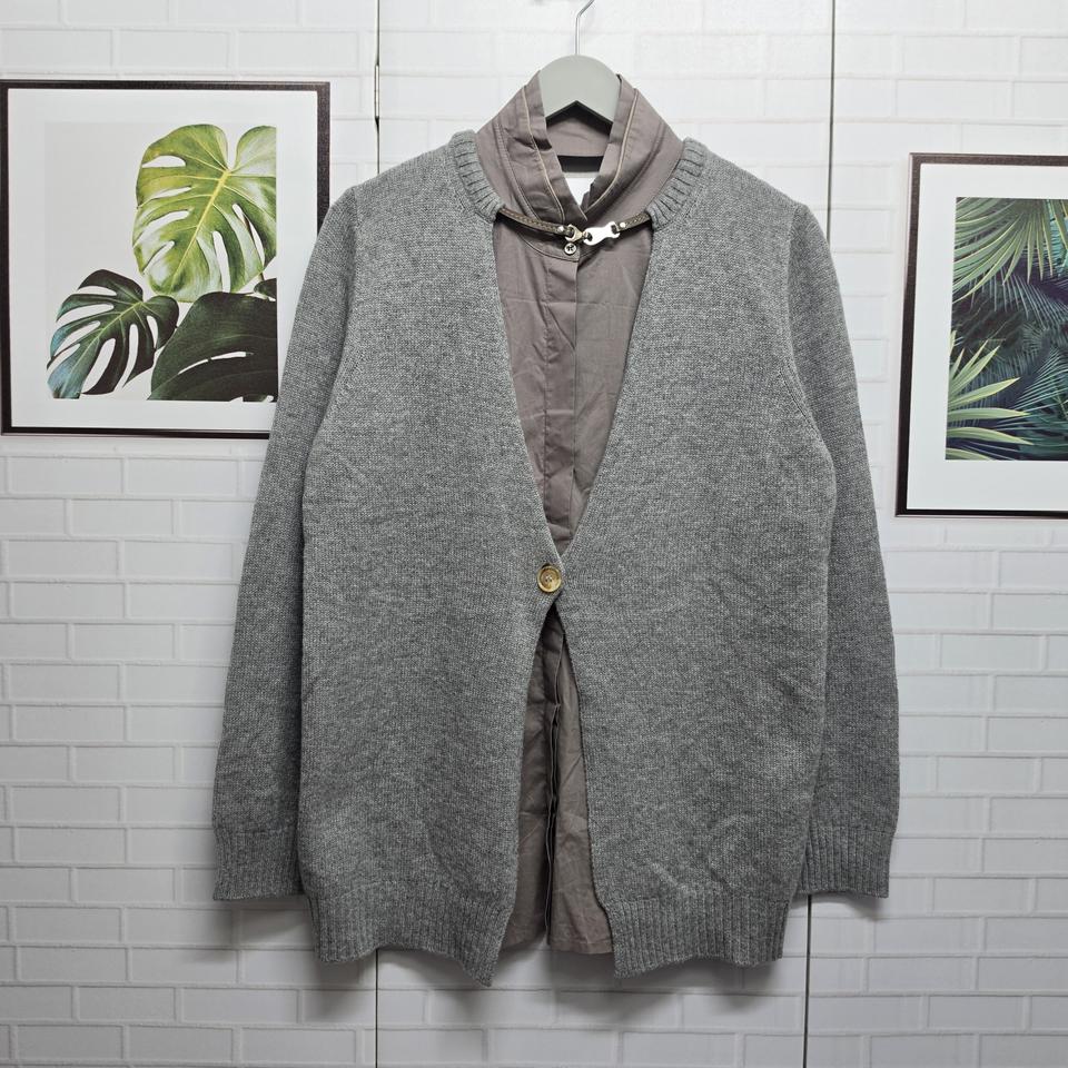 파비아나필리피 2in1 울 캐시미어 실크 가디건 셔츠 48사이즈