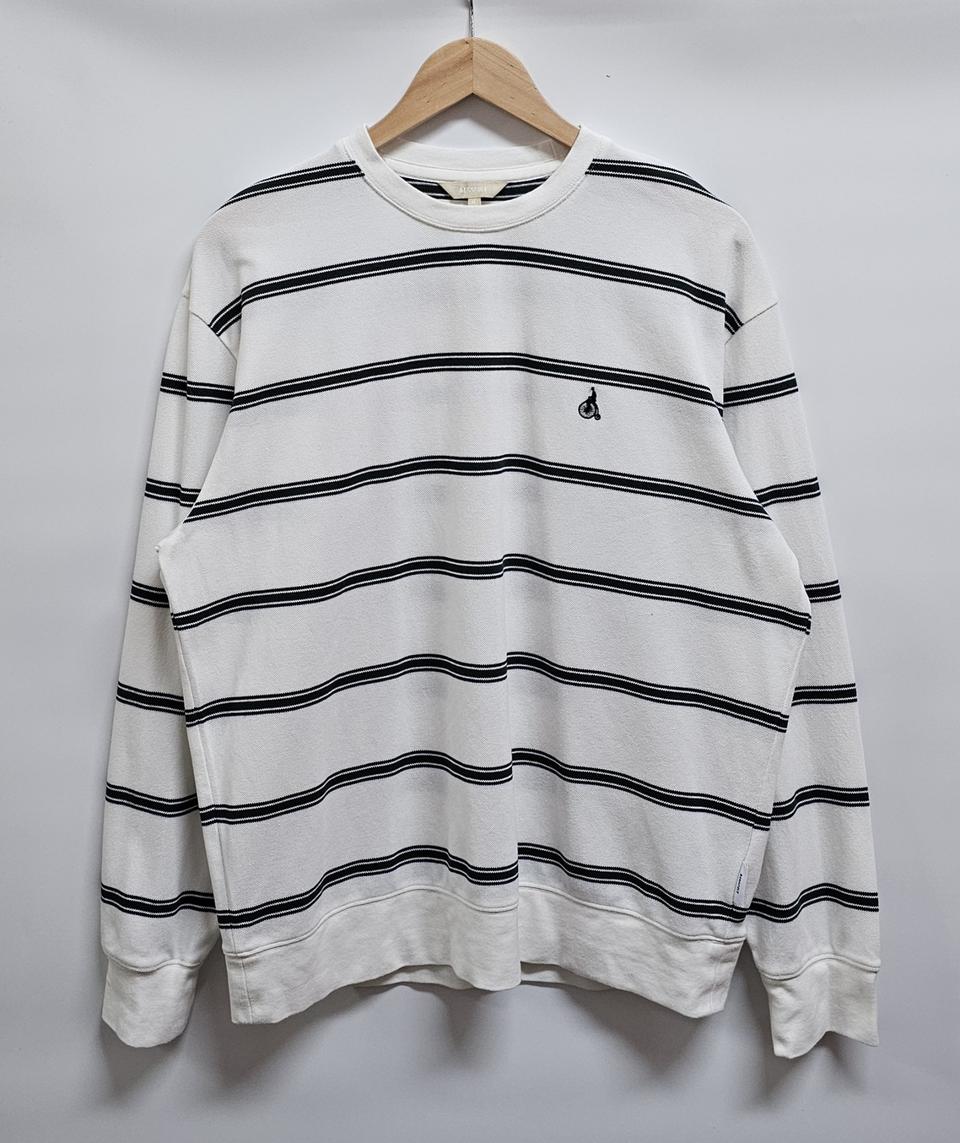 빈폴 스트라이프 맨투맨 M