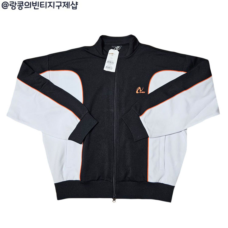 널디 스트릿 배색 져지 자켓