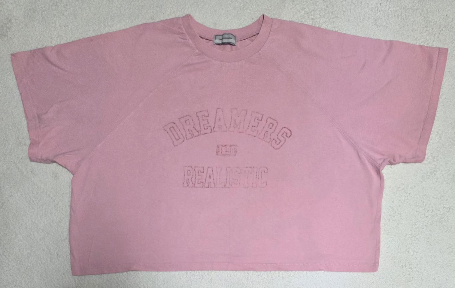 FROM BEGINNING 핑크 DREAMERS 티셔츠 프리사이즈