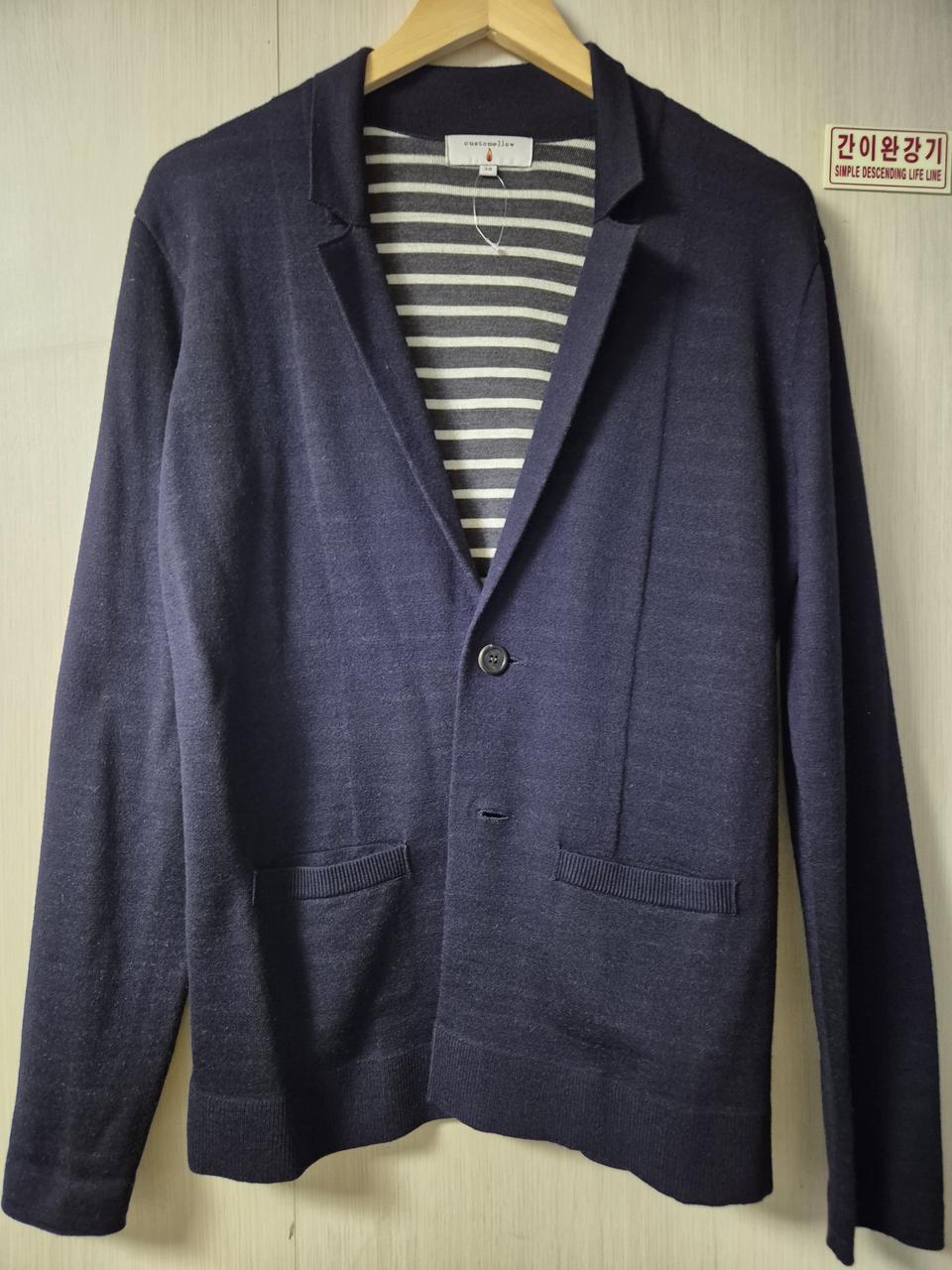 커스텀멜로우 네이비 니트 가디건 38사이즈