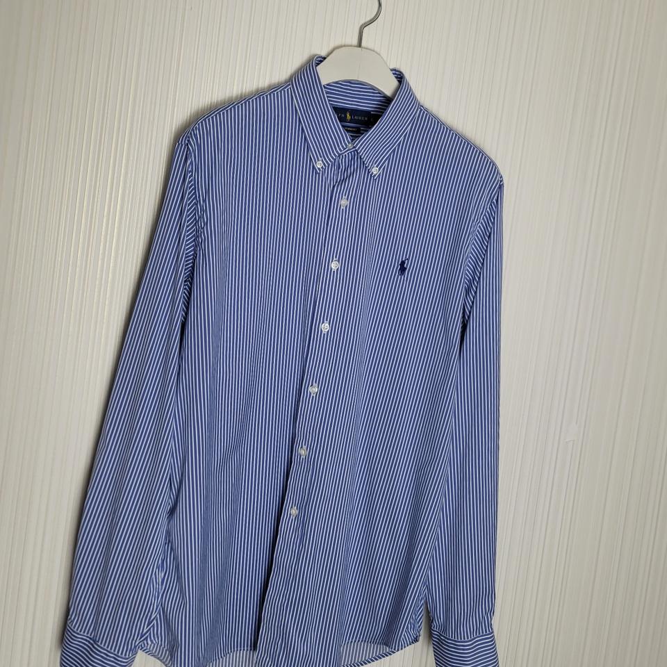 100-105 폴로 퍼포먼스 셔츠 네이비 스트라이프