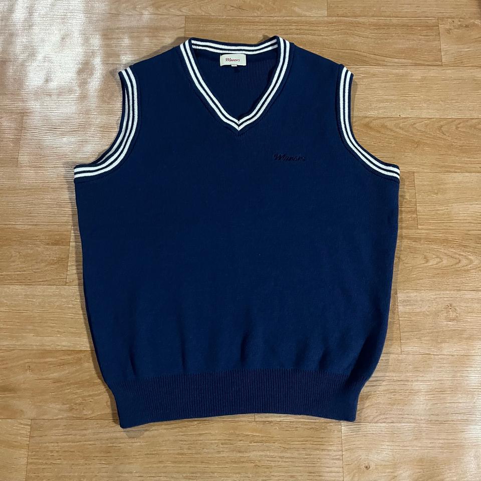 [110] 매너스골프 니트 베스트