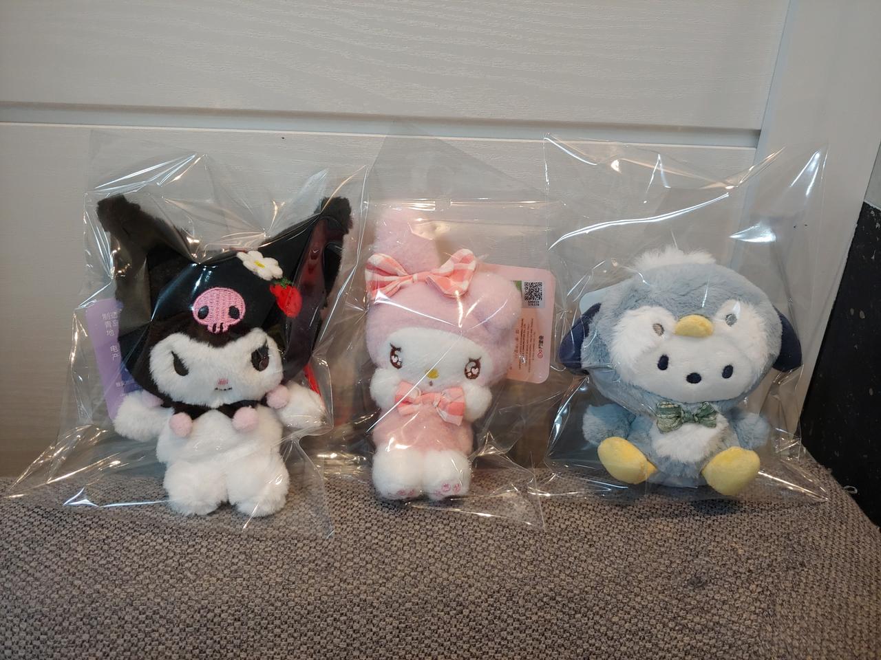 산리오 쿠로미 마이멜로디 포차코 키링 가방고리 인형 새거 팔아요