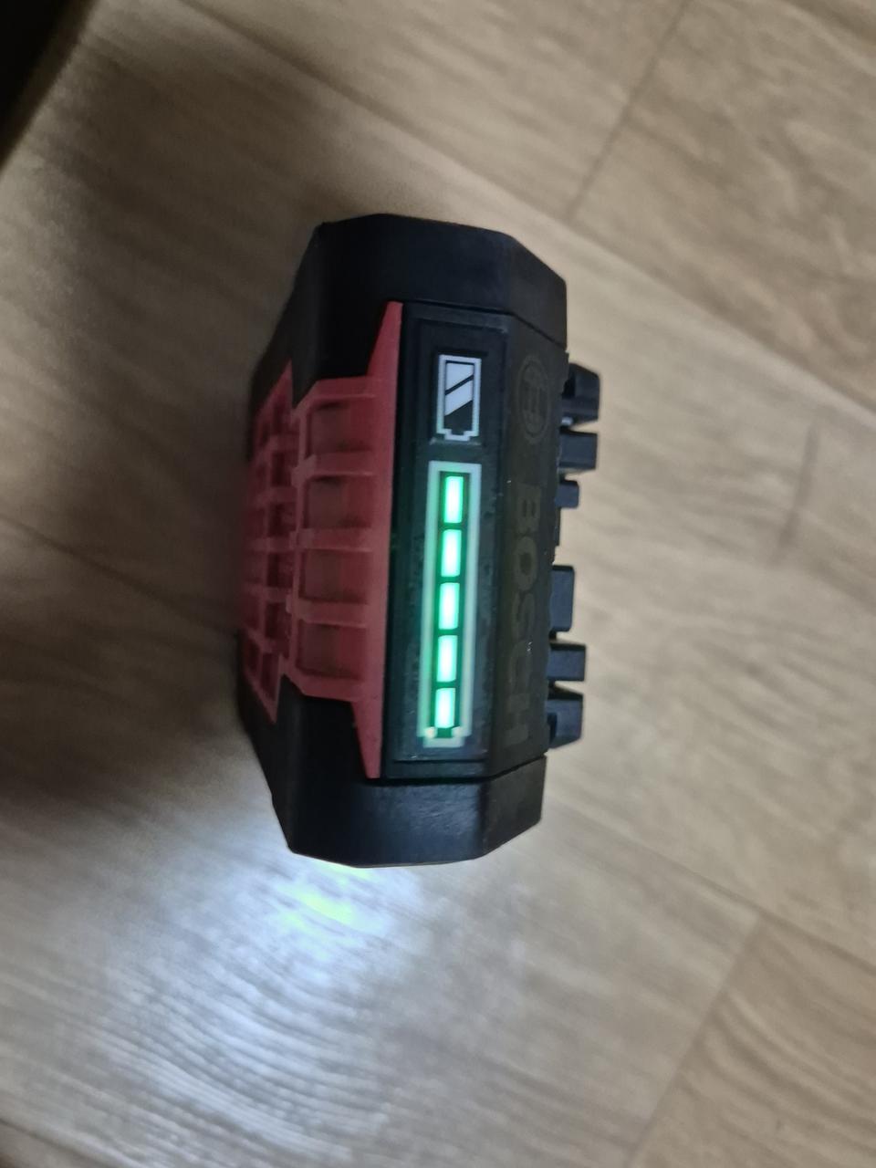 보쉬배터리 4.0배터리  프로코어 중고배터리 내용확인