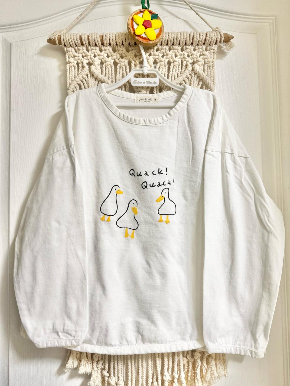 그린토마토 유아 아동 키즈 주니어 오리 티셔츠 JS (130)