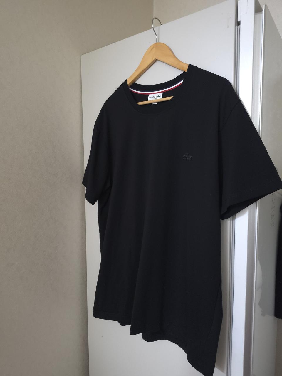 라코스테 블랙 반팔 티셔츠