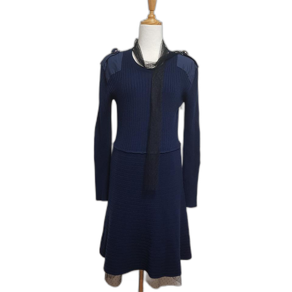 5709/니트원피스 여 free사이즈 네이비원피스/내옷방