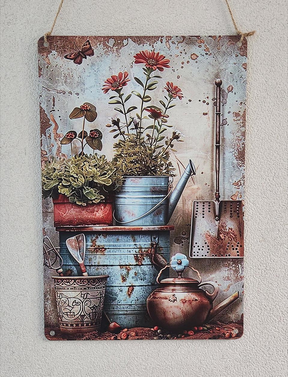 새상품)빈티지 철제 그림액자 인테리어소품